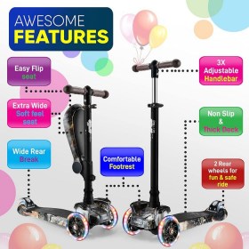 Hurtle ScootKid 3-wheel tree2